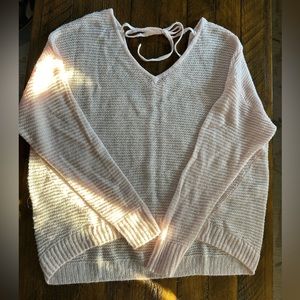 B.P. Light pink light knit sweater. Size 8.